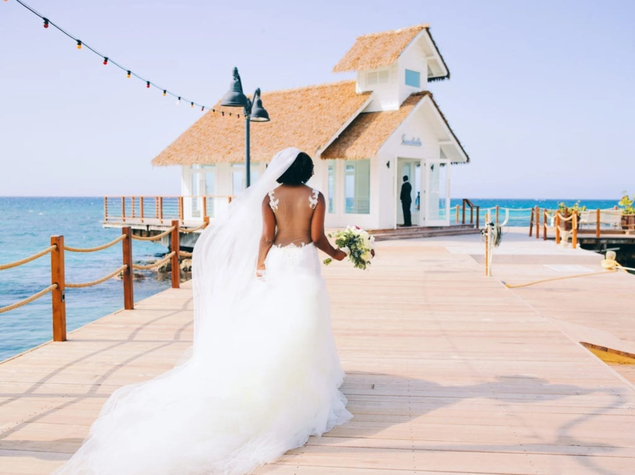 Destination wedding on the beach